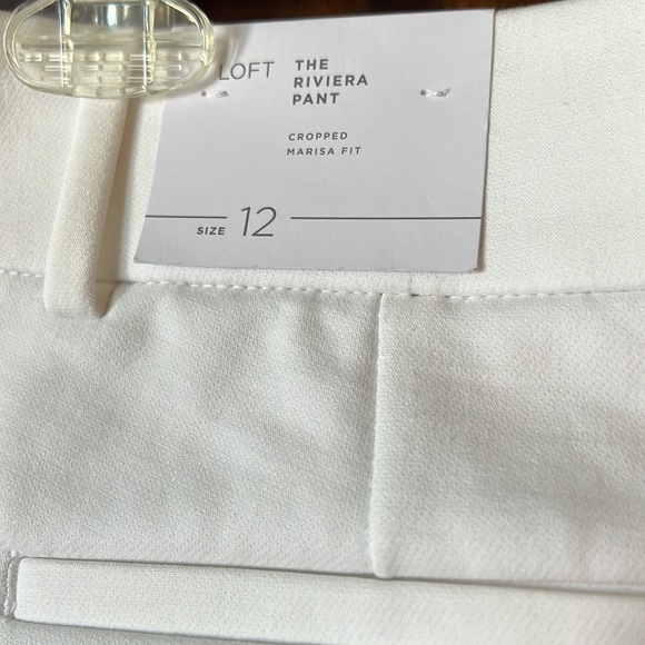 LOFT Riviera pant, cropped Marisa fit, white - Picture 5 of 7